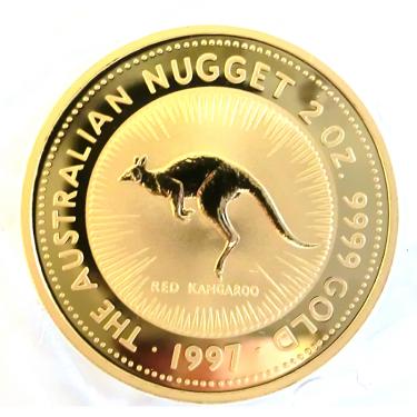 Kangaroo Nugget Goldmünze 1997 - 2 Unzen