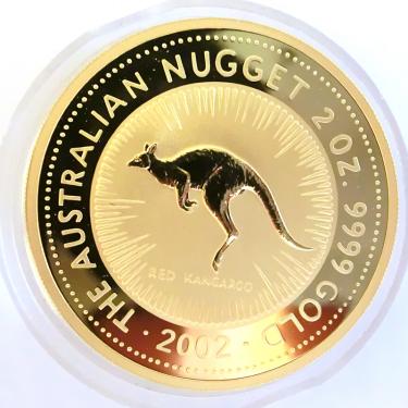 Kangaroo Nugget Goldmünze 2002 - 2 Unzen