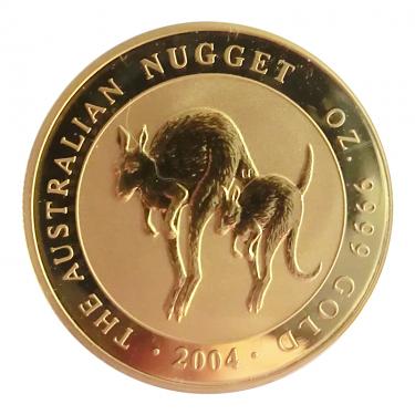 Kangaroo Nugget Goldmünze 2004 - 1/20 Unzen