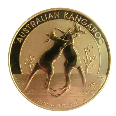 Kangaroo Nugget Goldmünze 2010 - 1/4 Unze