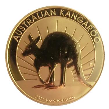 Kangaroo Nugget Goldmünze 2011 - 1 Unze