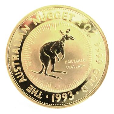 Kangaroo Nugget Goldmünze 1993 - 1 Unze