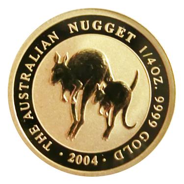 Kangaroo Nugget Goldmünze 2004 - 1/4 Unze