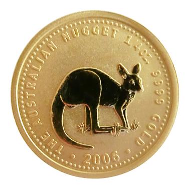 Kangaroo Nugget Goldmünze 2006 - 1/4 Unze