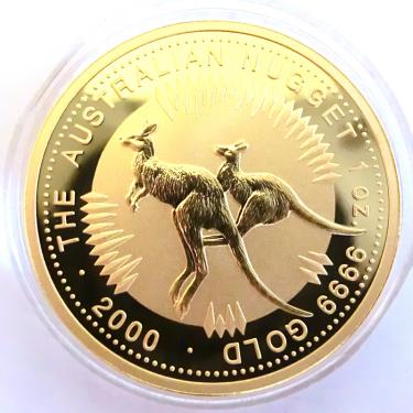 Kangaroo Nugget Goldmünze 2000 - 1 Unze