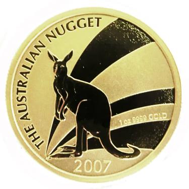 Kangaroo Nugget Goldmünze 2007 - 1 Unze