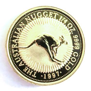 Kangaroo Nugget Goldmünze 1997 - 1/4 Unze