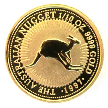 Kangaroo Nugget Goldmünze 1997 - 1/10 Unze