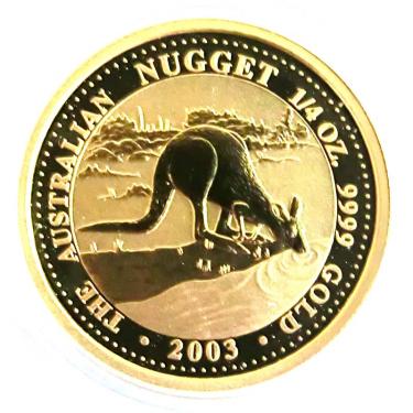Kangaroo Nugget Goldmünze 2003 - 1/4 Unze