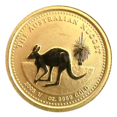 Kangaroo Nugget Goldmünze 2005 - 1/20 Unze