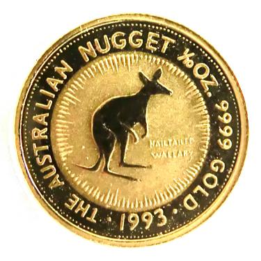 Kangaroo Nugget Goldmünze 1993 - 1/10 Unze