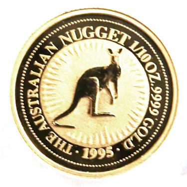 Kangaroo Nugget Goldmünze 1995 - 1/10 Unze