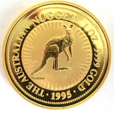 Kangaroo Nugget Goldmünze 1995 - 1 Unze