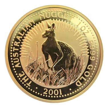 Kangaroo Nugget Goldmünze 2001 - 1 Unze