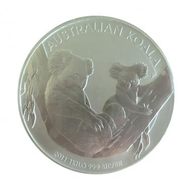 Silbermünze Koala 2011 - 1 Kilo 999 Feinsilber