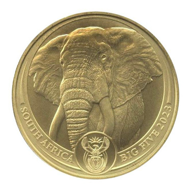 Goldmünze  Big Five Elefant - Südafrika - 2023 - 1 Unze Feingold