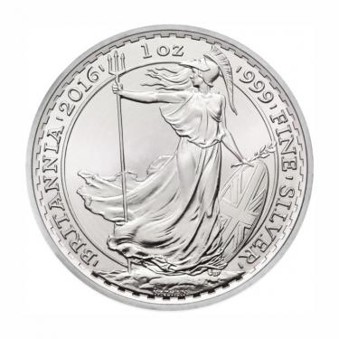 Englische Britannia Silbermünze 2016 - 1 Unze