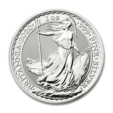 Englische Britannia Silbermünze 2020 - 1 Unze