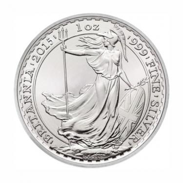 Englische Britannia Silbermünze 2015 - 1 Unze