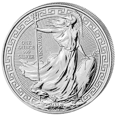Englische Britannia Silbermünze 2018 - Oriental Border - 1 Unze