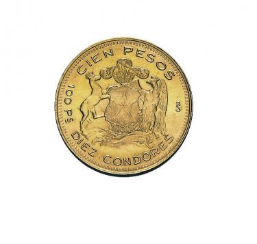 Chile Liberty Goldmnze 100 Pesos - 18,31 Gramm Gold