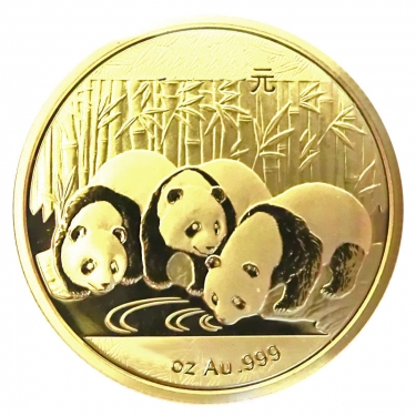 China Panda Goldmünze 2013 - 1 Unze in Original-Folie