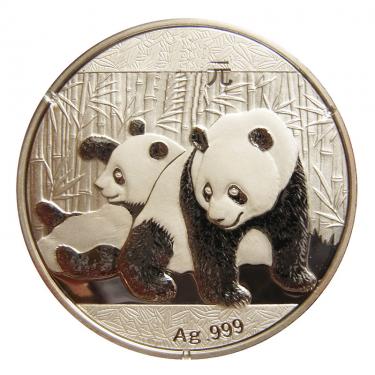 China Panda Silbermünze 2010 - 1 Kilo 999 Feinsilber PP