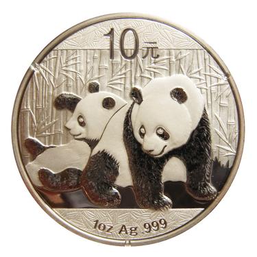 China Panda Silbermünze 2010 - 1 Unze