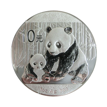China Panda Silbermünze 2012 - 1 Unze