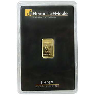 Goldbarren 1/10 Unze Feingold - Heimerle + Meule