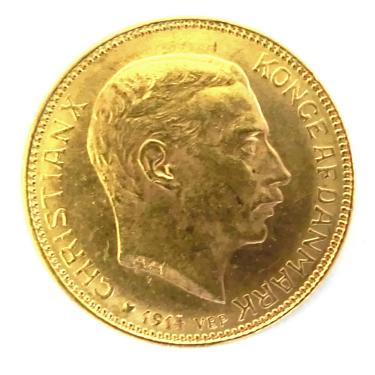 Dänemark König Christian X Goldmünze - 20 Kronen
