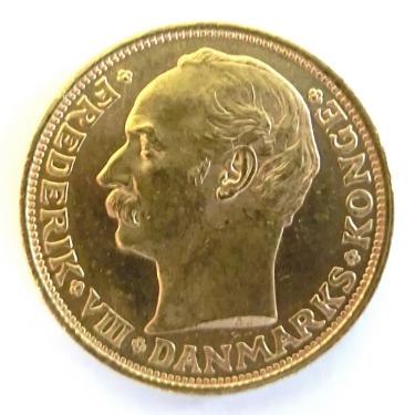 Dänemark König Frederik VIII Goldmünze - 20 Kronen
