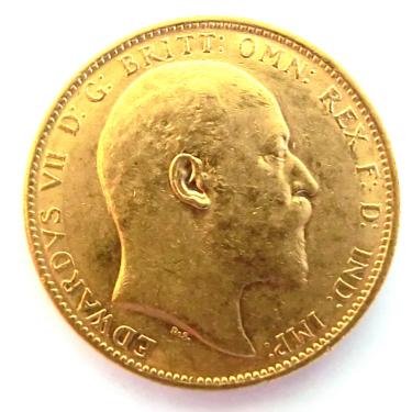1 Pfund Sovereign Edward VII Goldmnze 1902 - 1910