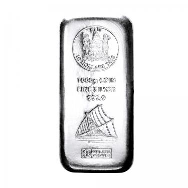 FIJI Silber Münzbarren - 1000 Gramm 1 Kilo