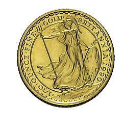 Englische Britannia Goldmünze diverse Jahrgänge - 999,9 Gold - 1/10 Unze