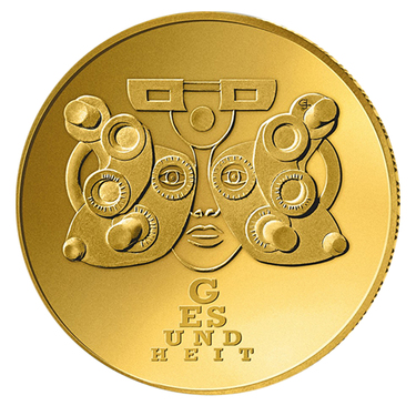 Goldmünze 2025 - 1/4 Unze - Deutsches Handwerk - Gesundheit - 50 Euro - Feingold