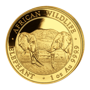 Goldmünze Somalia Elefant 2020 - 1 Unze