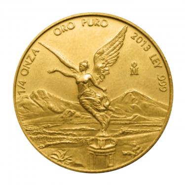 Goldmünze Mexiko Libertad Siegesgöttin Jahrgänge ab 1991 - 1/4 Unze