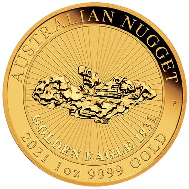 Goldmünze Nugget Golden Eagle 2021 - 1 Unze - Feingold 9999