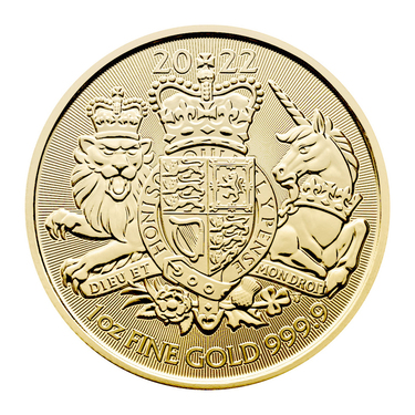 Goldmünze Großbritannien The Royal Arms 2022 - 1 Unze