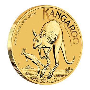 Kangaroo Nugget Goldmünze 2022 - 1/2 Unze