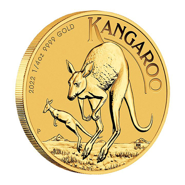 Kangaroo Nugget Goldmünze 2022 - 1/4 Unze