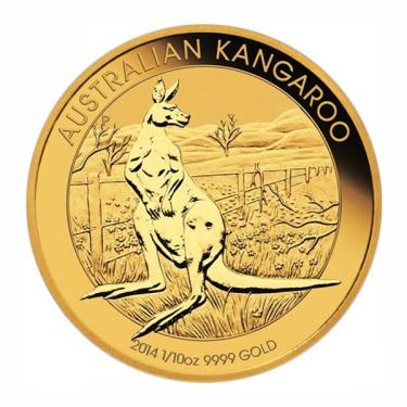 Kangaroo Nugget Goldmnze 2014 - 1/10 Unze