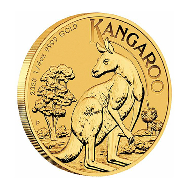 Kangaroo Nugget Goldmünze 2023 - 1/4 Unze