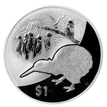 Silbermünze Neuseeland Kiwi 2012 PP  - 1 Unze 999 Feinsilber mit Zertifikat
