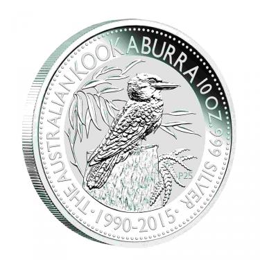 Silbermünze Kookaburra 2015 - 10 Unzen 999 Feinsilber