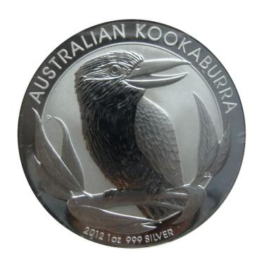 Silbermünze Kookaburra 2012 - 1 Unze 999 Feinsilber