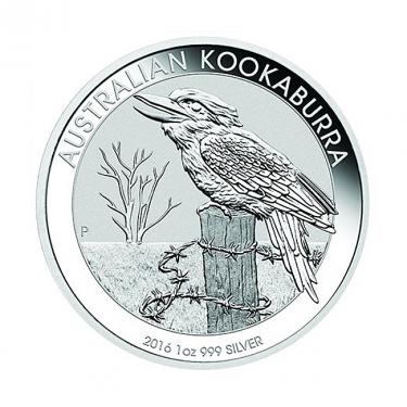 Silbermünze Kookaburra 2016 - 1 Unze 999 Feinsilber