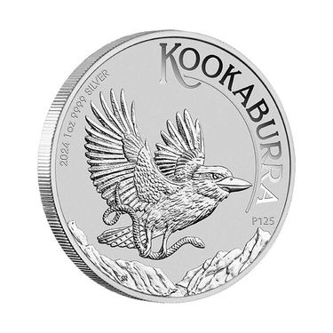 Silbermnze Kookaburra 2024 - 19 % - 1 Unze Feinsilber