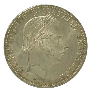 Silbermünze Österreich 1 Florin Franz Josef I. 1872-1892